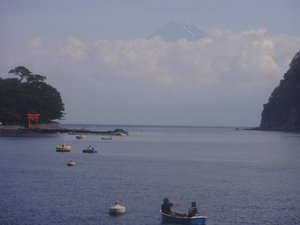 今日の富士山（西伊豆戸田港）