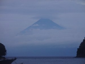 西伊豆戸田からの　今日の富士山（戸田港）