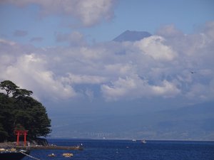 西伊豆戸田からの今日の富士山