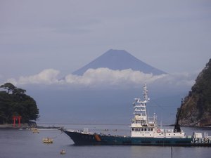 西伊豆戸田からの今日の富士山