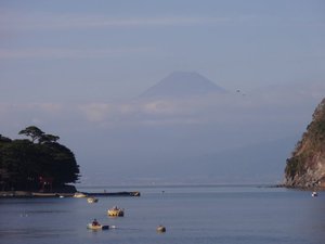 西伊豆戸田からの今日の富士山