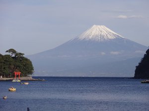 西伊豆戸田からの今日の富士山