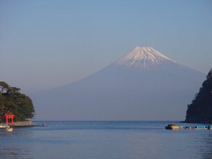 西伊豆戸田からの今日の富士山