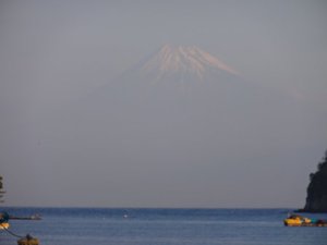 西伊豆戸田からの今日の富士山