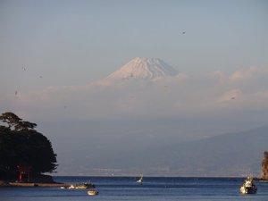 西伊豆戸田からの今日の富士山