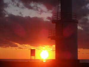 西伊豆戸田　御浜岬の夕日