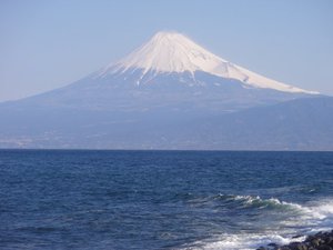 西伊豆戸田からの今日の富士山