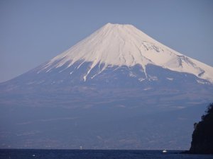 西伊豆戸田からの今日の富士山