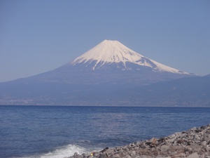 西伊豆戸田からの今日の富士山
