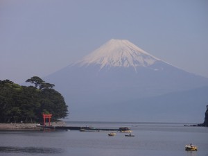 西伊豆戸田からの今日の富士山