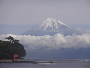 西伊豆戸田からの富士山です。