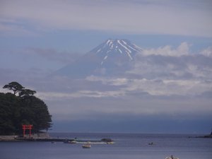 西伊豆戸田からの今日の富士山