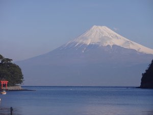 西伊豆戸田からの今日の富士山