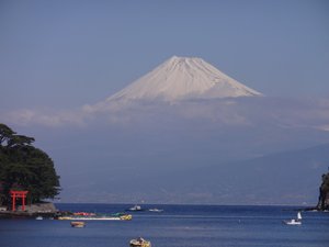 今日の富士山（戸田港から）