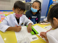 バイリンガルの中学生、ボランティア活動として本校に参加|沼津市|こども英会話教室 2021/08/07 11:15:00
