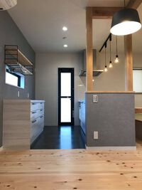 キッチンの床は切り替える？それともLDKとつなげる？の施工例 2022/07/15 13:12:19