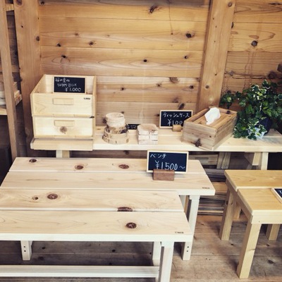 WOOD CAFEの木製雑貨。