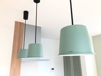 グリーンをアクセントカラーにしたお家。 2023/10/24 16:08:46
