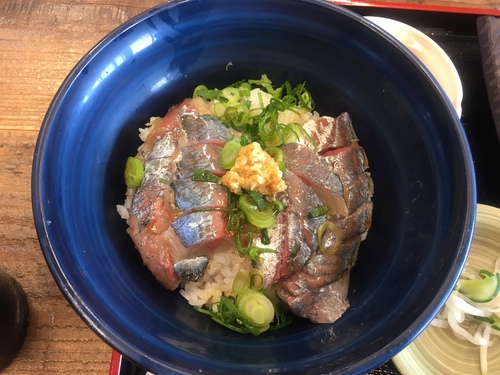 ついに二食感活あじ丼