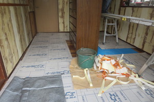 居住部屋のリホーム