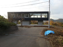 下田市爪木崎S邸の外部完成写真