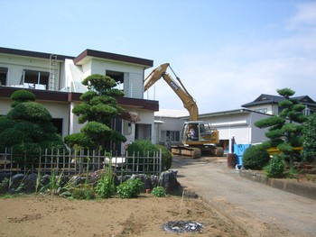 韮山T邸解体始まる