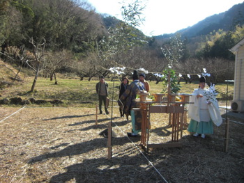 南江間G邸地祭りと杭打ち