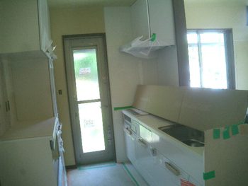 T邸大工工事はほぼ完了した