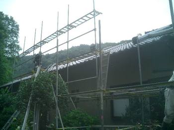 一句石S邸解体準備に入る