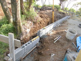 芦ノ湖高原別荘地のT邸は境界工事や解体工事に入る