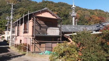修善寺N邸は解体工事に