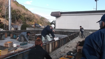 修善寺N邸は上棟した