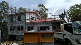 伊東市伊豆高原I邸の上棟その後