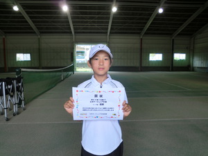ジュニア初優勝おめでとう
