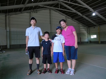 夏休み親子でレッスン
