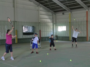 夏休み親子でレッスン