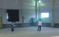 夏休み親子貸切テニス
