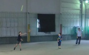 夏休み親子貸切テニス