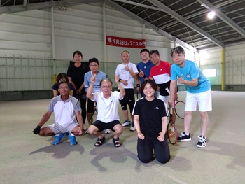 9月連休懇親テニス