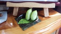 なんと！緑色の繭