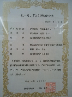 一社一村しずおか運動