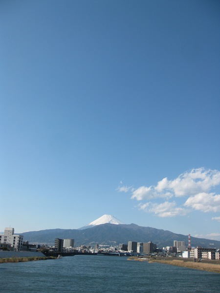 午後の　富士山