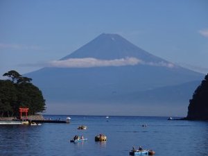 今日の富士山（戸田港）
