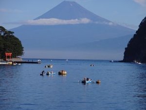今日の富士山（戸田港）