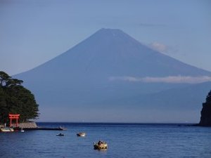 今日の富士山（戸田港）