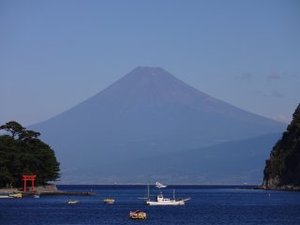 今日の富士山（戸田港）