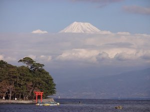 西伊豆戸田からの　今日の富士山