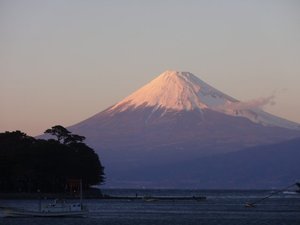 西伊豆戸田からの　今日の富士山