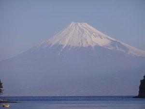 今日の富士山（西伊豆戸田港）