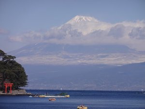 今日の富士山（西伊豆戸田港）